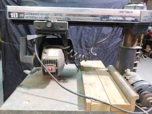lot 8 image: Craftsman radial arm saw