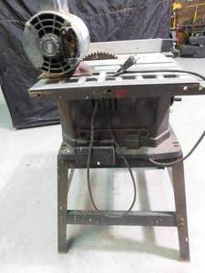 lot 2 image: Craftman 10 table saw on stand with saw mill operating manuel