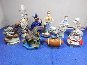 lot 349 image: 9 Collector Jim Beam bottles