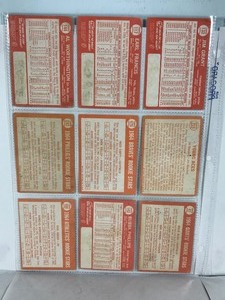 lot 454 image: Lot of 9 - 1964 Topps Baseball Cards