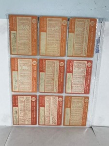 lot 459 image: Lot of 9 - 1964 Topps Baseball Cards