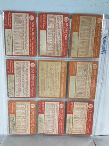 lot 469 image: Lot of 9 - 1964 Topps Baseball Cards