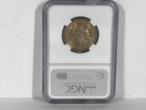lot 473 image: Third President Thomas Jefferson  2007 P $1 Brilliant Uncirculated First Day of Issue Coin
