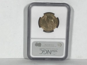 lot 474 image: Fourth President James Madison  2007 P $1 Brilliant Uncirculated First Day of Issue Coin