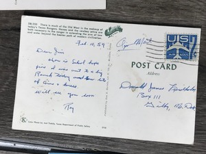 lot 506 image: Lot of Vintage Newspapers - Post Cards (Post Cards have the Same Name on the Back of Them as The Soldiers Name Written on the Uniforms that are Listed) - Pamphlets & More