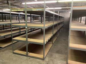 Industrial Tear Drop Shelves 32 x 69 x 90 Some 84 Tall- 12 Sections
