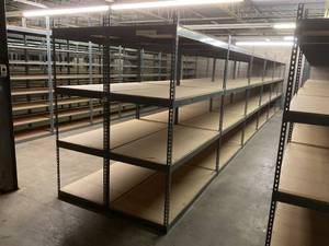 Industrial Tear Drop Shelves 32 x 69 x 84 Tall- 12 Sections