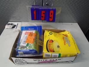 lot 159 image: Flat of electronics or plumbing store pulls. As shown.