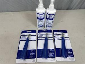 3 New Plaskolite Cutters and 2 Bottles of Plastic Cleaner