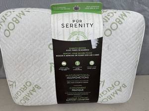 New Memory Foam Bamboo-Infused Travel Pillow