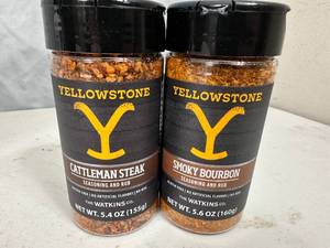 2 New Watkins Yellowstone Meat Seasonings