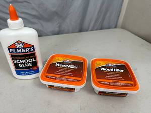 New Elmers Wood Filler and Glue