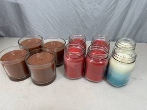 10 New Soy Blend Candles