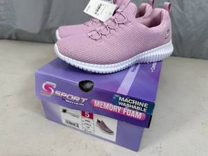 New Womens Skechers Sport Memory Foam Sneakers