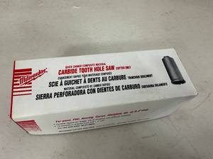 New Milwaukee Carbide Tooth Hole Saw 1 -18