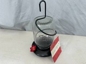 New Mason Jar Hummingbird Feeder