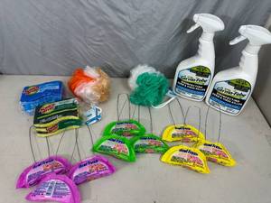 New Disinfectant Cleaner, Bath Sponges, Kitchen Sponges, Toilet Bowl Fresheners