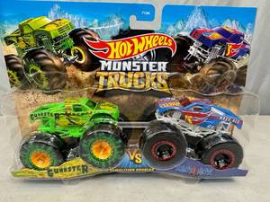 New Set of 2 Hot Wheels Monster Trucks