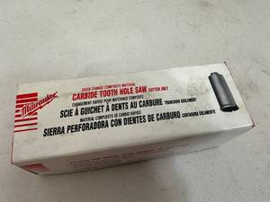 New Milwaukee Carbide Tooth Hole Saw 34