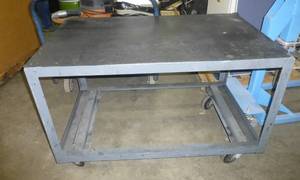 Steel warehouse cart 48x30x31 tall