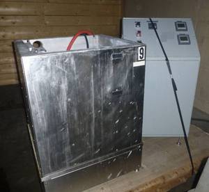 industrial heated wash tank 208v
