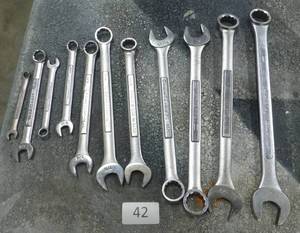 Lot of Craftsman SAE wrenches