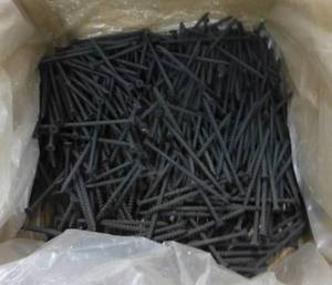 10-8x4 drywall screws - about 13 of a box (approx 200 pcs)