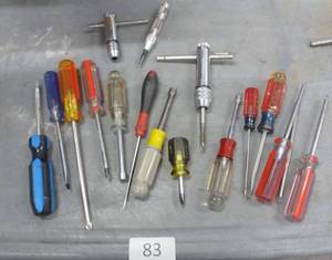 Screwdrivers , tap handles