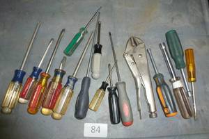 Group of screwdrivers and nut drivers
