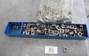 Large lot of wedge spacer nuts