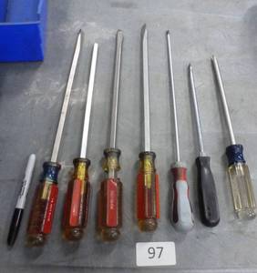 Lot of 7 Long screwdrivers