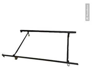 lot 19 image: Twin Bed Frame Comes with Free Box Spring and Mattress