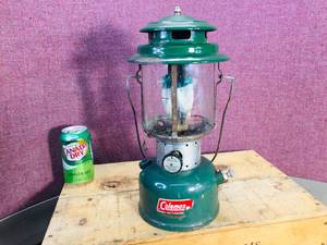 lot 39 image: Green Coleman Lantern 220F