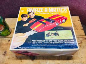 lot 51 image: Vintage Hasbro AMAZE-A-MATICS Toy Car