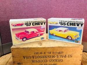 lot 69 image: Vintage Revell 55 Chevy57 Chevy California Classics Model Kits