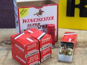 lot 87 image: 4 Boxes Federal Hi-Power .22 Plus