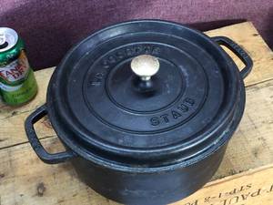 lot 119 image: Staub La Cocotte Cast Iron Dutch Oven