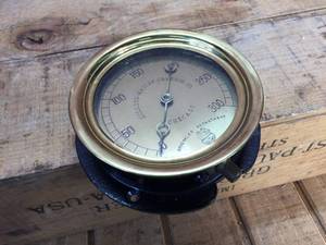 lot 138 image: Vintage Steam Pressure Gauge