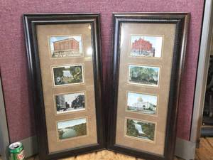 lot 145 image: Framed Vintage Postcards of Mpls - St Paul Locations