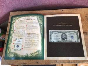 lot 186 image: Americas Changing Currency $5 Silver Certificate