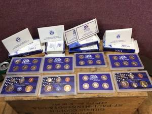 lot 190 image: U.S. Mint Proof - Quarter Sets