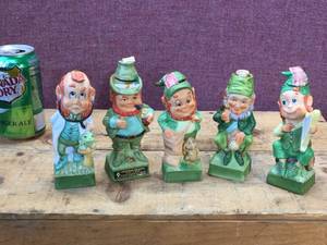 lot 194 image: Vintage 1975 Hoffman Leprechaun Decanters