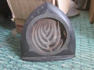(R2) Vintage Gray Bar Loudspeaker Model 197547EI with Metal Front Surround 11 14 W x 11 H