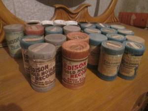 (R2) Assorted Antique Edison and Columbia Phonograph Cylinder Records