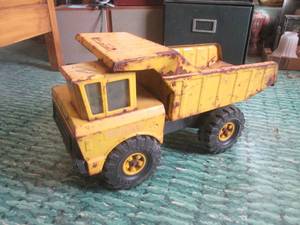 (R2) Vintage Tonka Dump Truck Pressed Steel Number 54010 Stamped On Bottom 19 Long