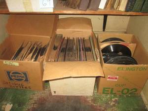 (R1) 3 Boxes of Assorted Vintage and Antique Records Some In Albums