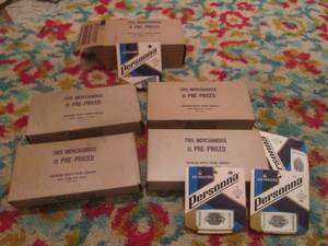 (R1) Vintage New Old Stock Shaving Safety Razors 4 Boxes of 5-Packs and 1 Box of 7-Packs