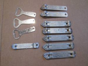 (R2) 11 Assorted Vintage Hamms Beer BottleCan Openers