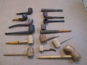 (R2) Assorted Vintage Tobacco Pipes
