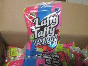 lot 5 image: 12 Bags Laffy Taffy Candy Laff Bites Past Date